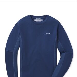 Levitate NWT Men’s Sea Run Wicking L/S shirt, Size M, True navy, UPF 50+ rating